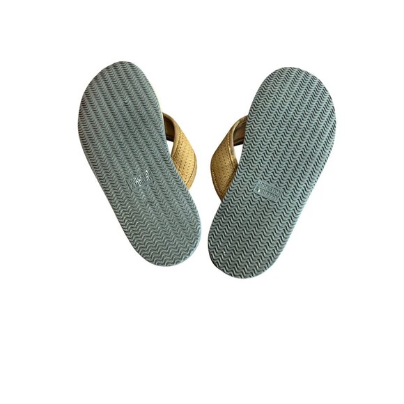 Johnston & Murphy Norris Thong Leather Flip Flops women’s 7 boys 5 - Picture 4 of 4